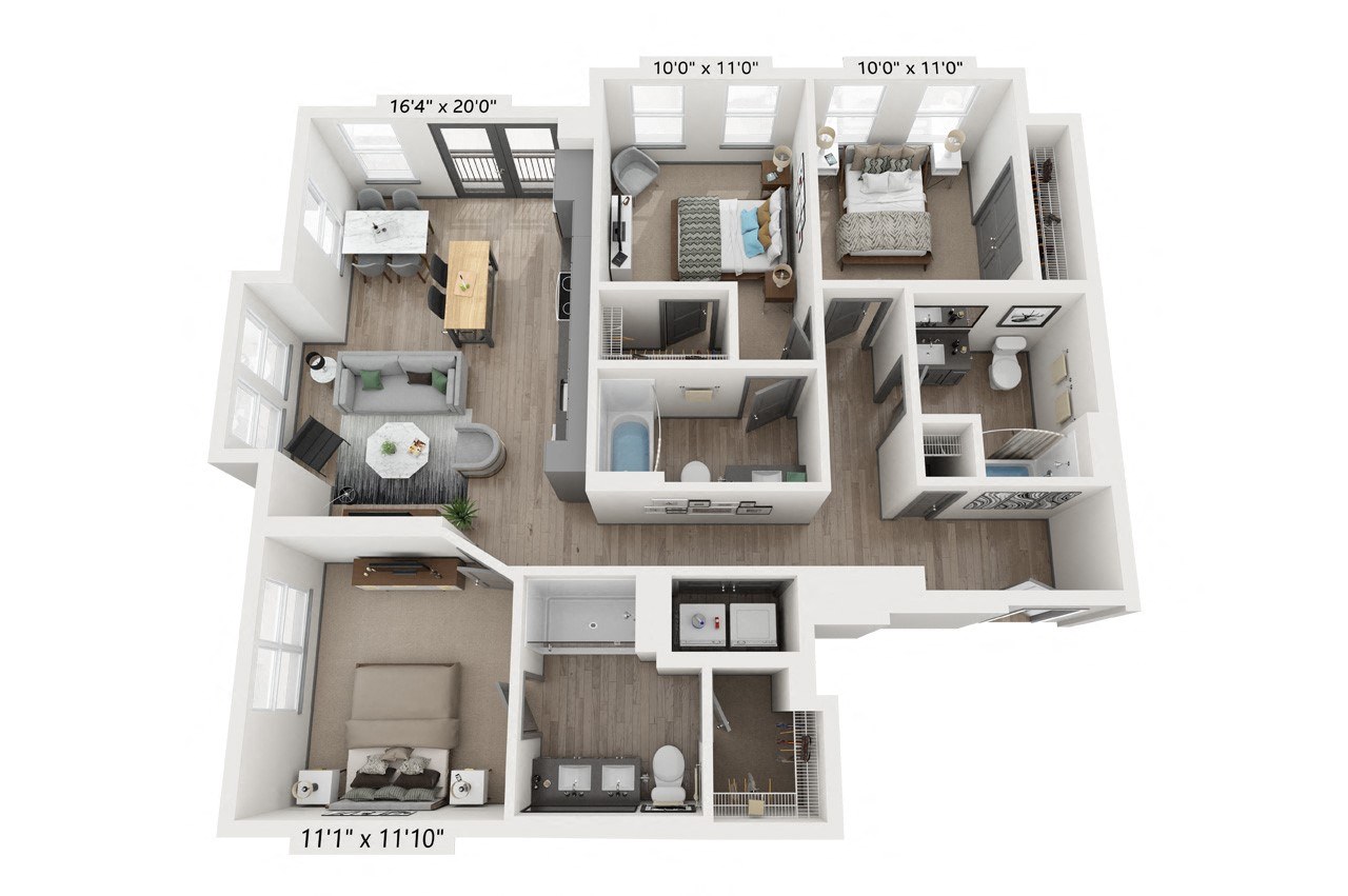 Central (3.3B) floor plan